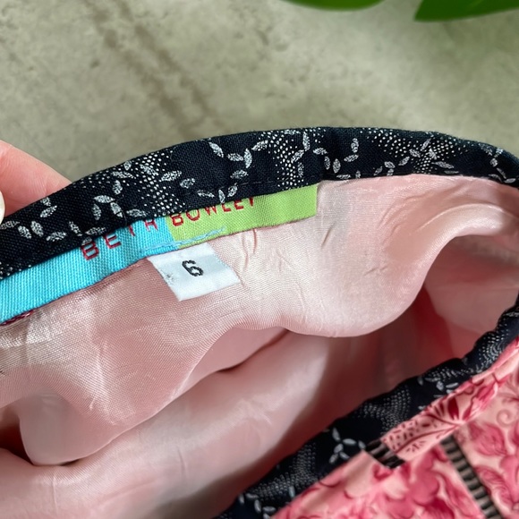 BETH BOWLEY floral cotton skirt - Picture 4 of 5